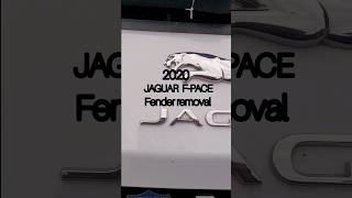 How to remove fender - 2020 Jaguar F-Pace #autobodyrepair #autopainting autopai