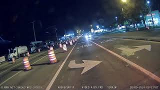 Dashcam footage of red light runner and FHP