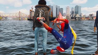 Can You Push An NPC Into The Water In Spider-Man 2