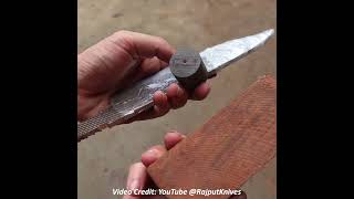 Recycling Old File to Useful Knife With Amazing Skills