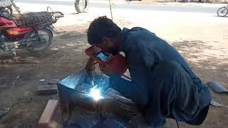 solar pillar welding😎😳😄