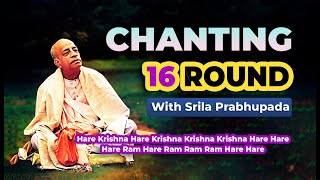 Chanting 16 Round Japa With Srila Prabhupada 108 times | Hare Krishna Mahamantra #iskcon