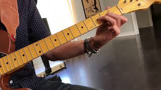 Led Zeppelin Kashmir Open D Chord Changes Down the Guitar Neck - Standard Tuning