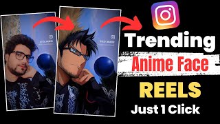 Anime Face CapCut Template | Anime Capcut Edit Tutorial | CapCut Edit Tutorial Tiktok New Trend