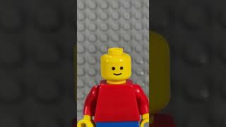 Lego Man Gets Frightened By A Spider - Lego Animation #shorts