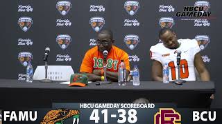 Florida Blue Florida Classic Postgame - FAMU  | HBCUGameDay.com