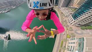 Epic XLine Dubai Zipline Experience! | Adventuress Ty Takes on the World's Longest Urban Zipline!