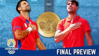 DJOKOVIC vs ALCARAZ Olympics 2024 Gold Medal Final PREVIEW