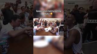 Speed and Manny eating Balut🥰 #shortvideo #ishowspeed #views #shorts #boxing #1v1 #mannypacquiao