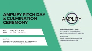 AMPLIFY PITCH DAY & CULMINATION CEREMONY