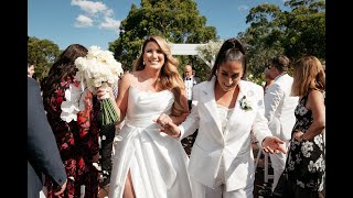 Rebecca & Andrea | Modern Melbourne Wedding | Luxury Yarra Valley Wedding Venue Melbourne