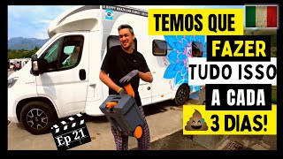 COMO É O SERVIÇO DO MOTORHOME: ESGOTO E ÁGUA - Ep21