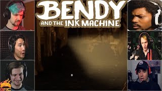 Gamers Reactions to The Projectionist | Bendy and The Ink Machine - Chapter 3