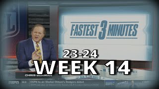 Chris Berman Fastest 3 Minutes | ESPN MNF 2023-24 Week 14 | TITANS vs DOLPHINS