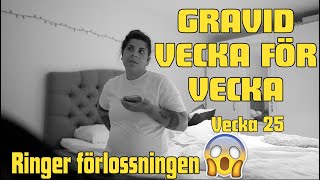 GRAVID VECKA FÖR VECKA - Vecka 25 | Ringer förlossningen