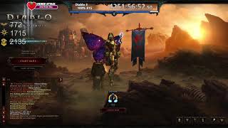 Day 815: (Worlds First) Diablo 3 100% Solo Non Seasonal Speedrun w/RoS & Necro (ENVTuber)