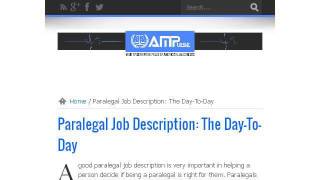 Bankruptcy Paralegal Job Description