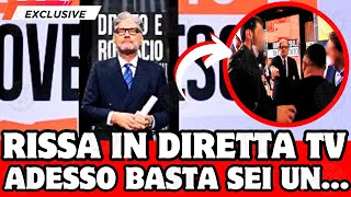 🔴 SHOCK PAOLO DEL DEBBIO RISSA IN DIRETTA TV: "ADESSO BASTA SEI UN..."