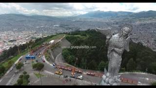 Virgen del Panecillo Quito Ecuador  tomas con dron Yuquisito Agencia Creativa - publicidad