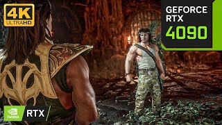 Mortal Kombat 11 - RAMBO vs SHANG TSUNG | RTX 4090 24GB (4K 60FPS  Ultra Graphics)