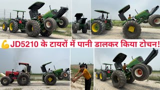 😍Finally John Deere 5210 Modification work done ✅  Swaraj Vs JD 5075 tractor Tochan