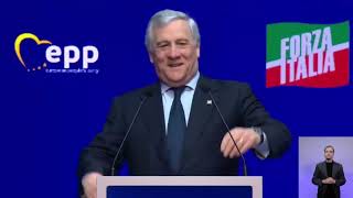 Intervento del Segretario Nazionale Antonio Tajani al Congresso del PPE