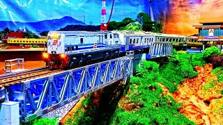 Miniatur Diorama Jembatan Kereta Api Skala HO || ROLLING-26