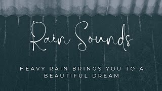 HEAVY RAIN BRINGS YOU TO A BEAUTIFUL DREAM - ASMR RAIN SOUNDS