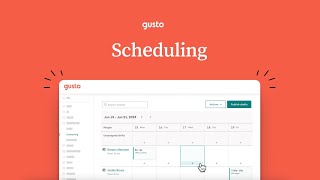 How to Plan and Schedule Work for Your Team with Gusto Scheduling