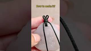 How to make it?#foryou #fyp #handmade #diy #diycrafts #knots #pendant #fashion #handmadejewelry