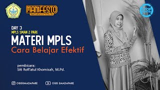 MATERI : CARA BELAJAR EFEKTIF