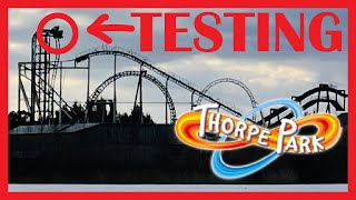 Thorpe Park Rides TESTING! (Saw, Swarm, Colossus, Zodiac!)