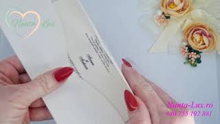 Invitatie nunta cod 16201 💌 Invitatii Nunta Deosebite 💝 Modele Invitatii de Nunta-Lux.ro