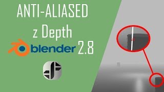 How to set up Anti-Aliased Z Pass in Blender 2.8 | Blender 2.8 tutorial