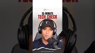 15-minute Tech Check #shorts #youtubeshorts #ytshorts