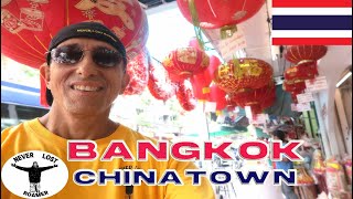 A WALK THROUGH THE BUSY MARKET IN BANGKOK'S CHINATOWN; Bangkok, Thailand 2024