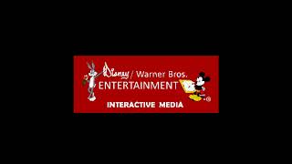 Disney/Warner Bros. Entertainment Interactive Media (1981-84) logo (Black variant)