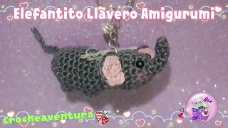 🌺 Elefantito llavero Amigurumi 🐘 paso a paso