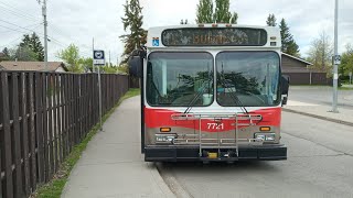 Calgary Transit 2001 New Flyer D40LF #7721 on Route 1 Forest Lawn