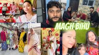 Magh bihu || party with bro sis || #bhogali_bihu