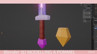 Blender 3D Modelling a Pommel