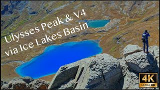 Hiking US Grant Peak & V4 via Ice Lakes Basin, San Juan Mountains, Ouray Colorado in 4K!