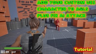 Adding Your Custom UE5 Character To AGLS Plus Setting Up Factions Tutorial ( Part 1)