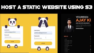 Project : How to Host Static Website In S3 | Telugu