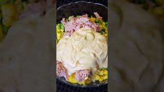 How to make a Creamy Tuna Pasta Salad | recipe link in description