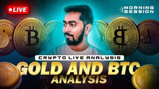 28th SEP GOLD AND BTC ANALYSIS I CRYPTO LIVE ANALYSIS @TRADINGLEGEND