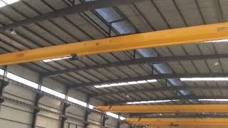 FLAG Crane Single Girder Overhead Crane In Operation