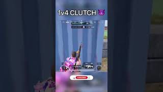 1v4 Clutch 😈 Wait for end Pubg funny moments Bgmi funny #shorts #youtubeshorts #pubgmobile #bgmi