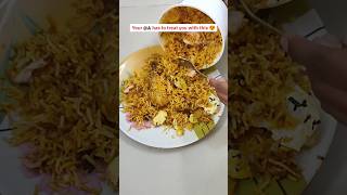 Chicken Biryani 😍 || Hyderabad Food ||cutefoodypanda 🐼 #shorts #chickenbiryani