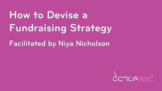 How to Devise a Fundraising Strategy I DAF 24-26 I Professional Development Webinar